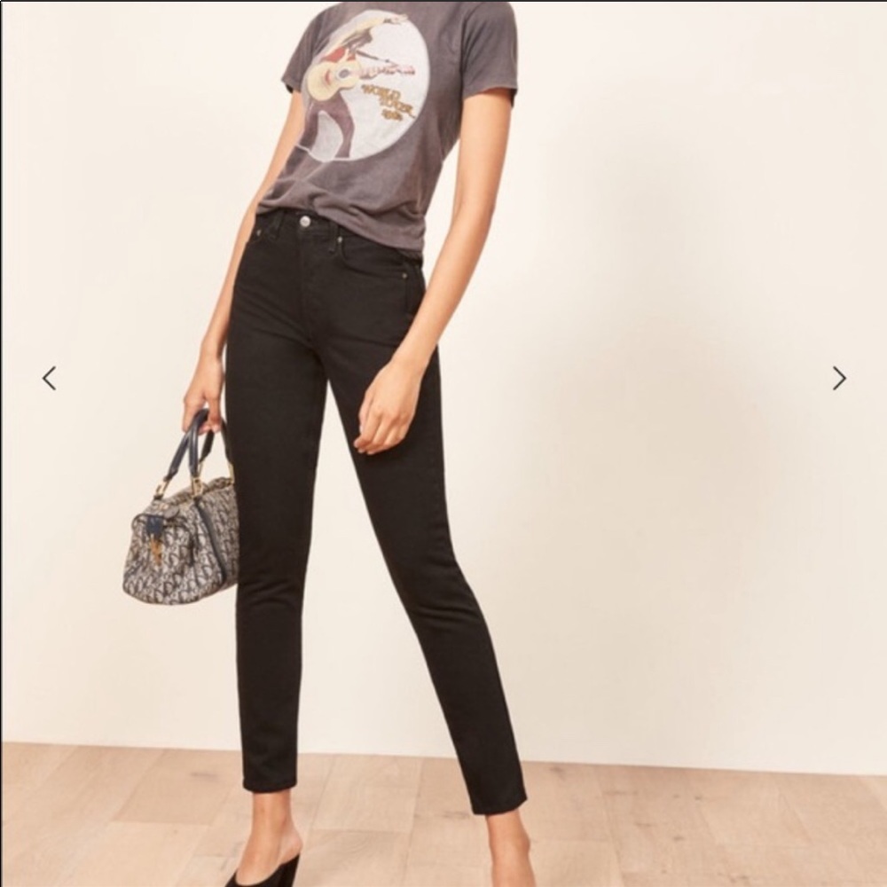 Reformation Melissa high and skinny Jean